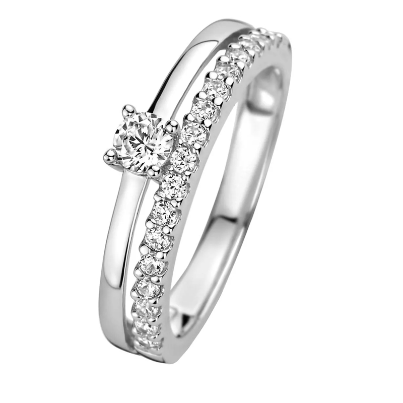 Parte Di Me Pavéring Ponte Vecchio Uffizi 925 ring Silver