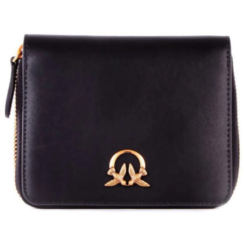 Pinko Geldbörse Wallets Nero Gold mehrfarbig