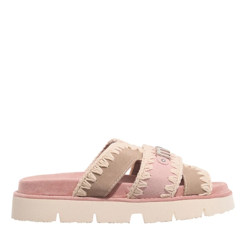Mou Sandale Bio Sandal Bicolor - Metal Log Silver Peony