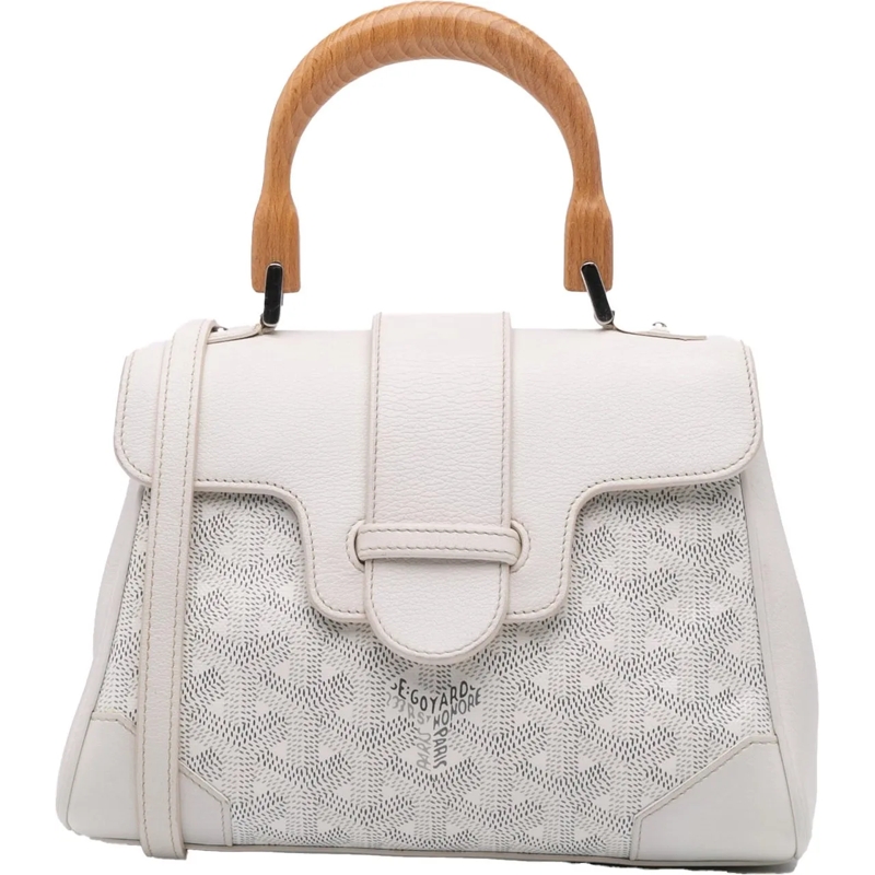 GOYARD Fourre-tout Mini Goyardine Saigon Souple weiß