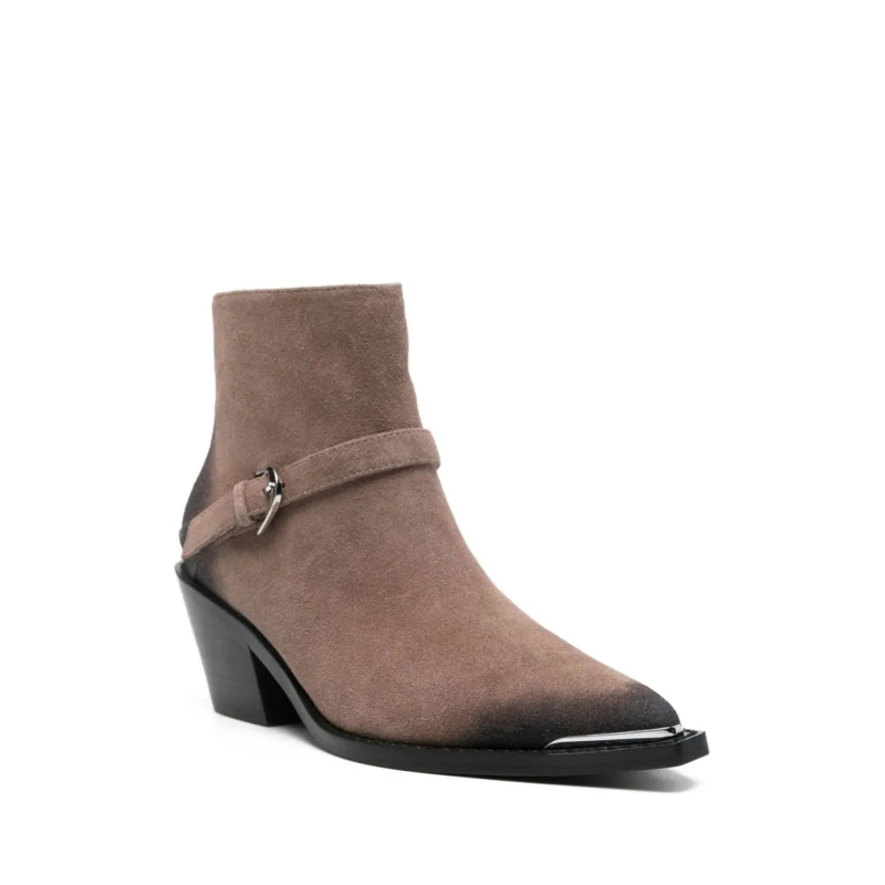 Coccinelle Enkele laarsjes Coccinelleconnie Suede Vi Warm Taupe(Image 6)