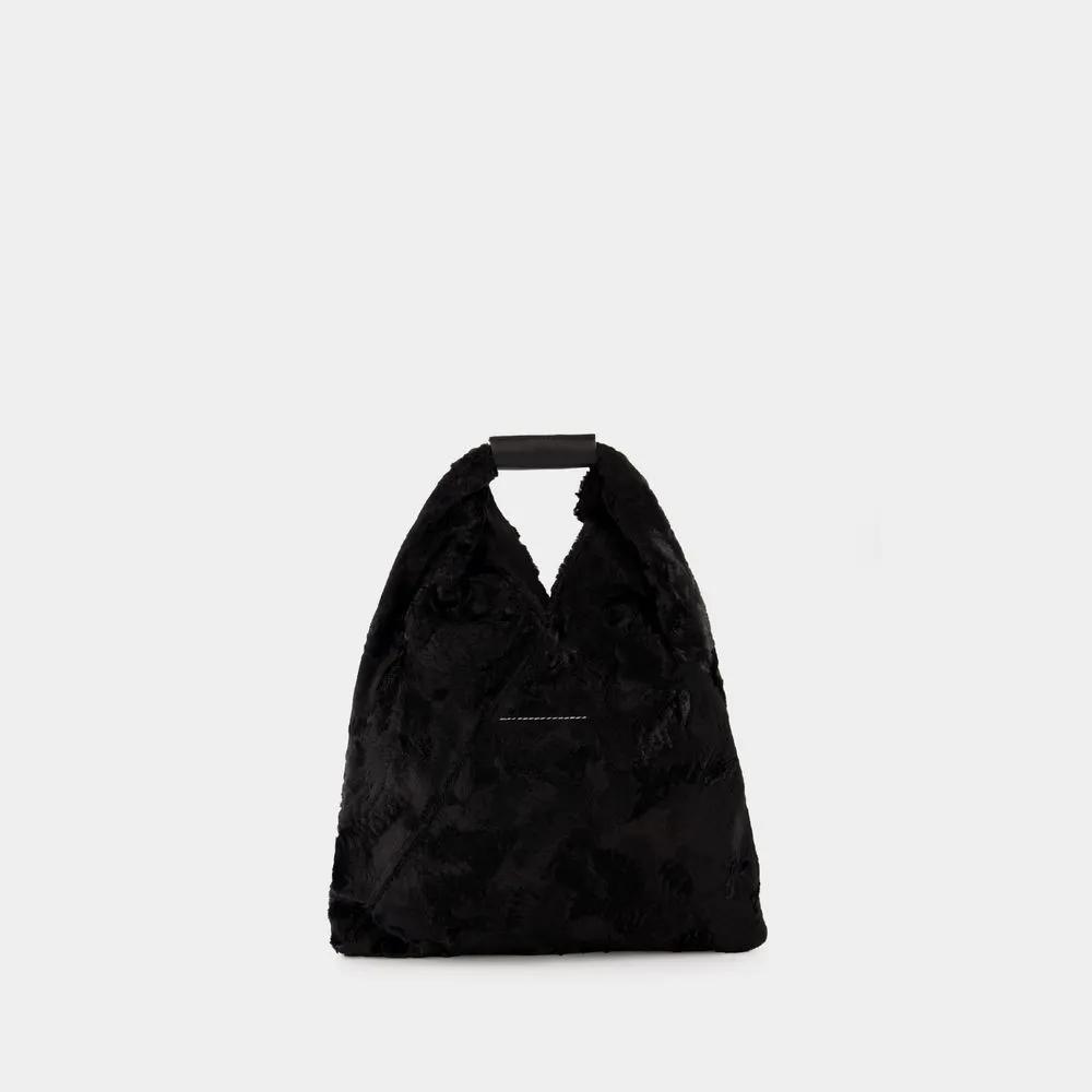 MM6 Maison Margiela Shoppers Small Japanese Shoulder Bag Synthetic Black in zwart