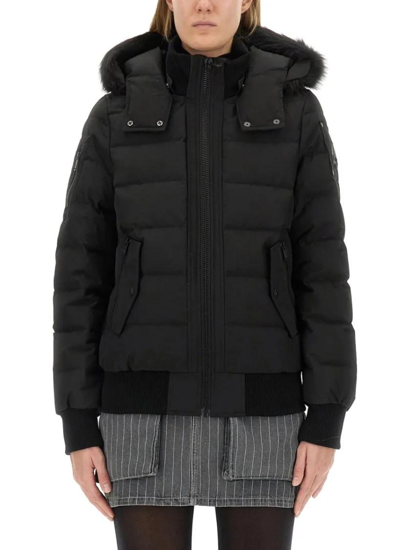 Thumbnail - Moose Knuckles - Quilted Fitted Jacket - Größe L - schwarz
