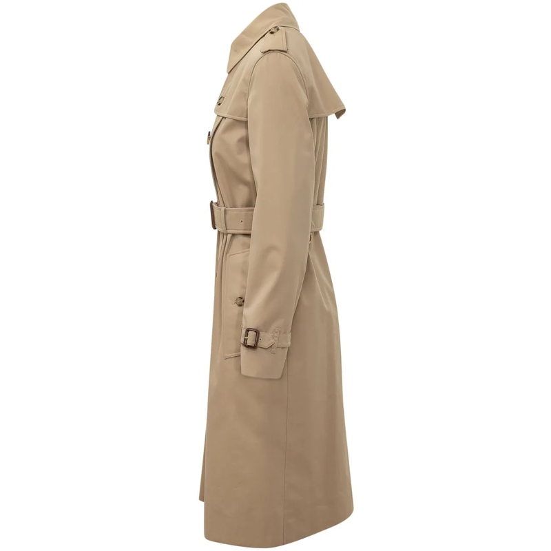 Burberry Trenchcoat Kensington Trench Lungo con Cintura beige(Image 3)