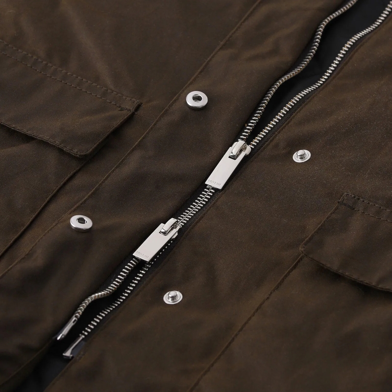 TOTEME Übergangsjacke Jacke aus Baumwolle braun(Image 6)