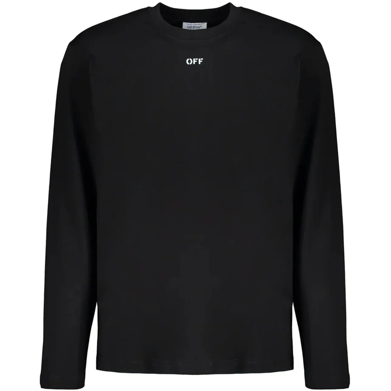 Off-White Legeres Oberteil OFF-WHITE Long-sleeve T-shirt schwarz