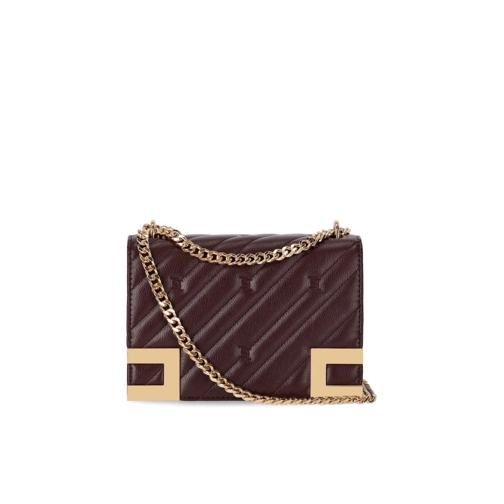 Elisabetta Franchi Sac à bandoulière ELISABETTA FRANCHI KLEINE ROUGE NOIR UMHÄNGETASCHE rot