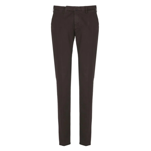 Incotex  Brown Cotton Pant Brown