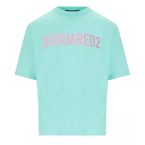 Dsquared2 Loose Fit Green T-Shirt Green 