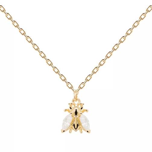 PDPAOLA Necklace BUZZ Yellow Gold Collier court
