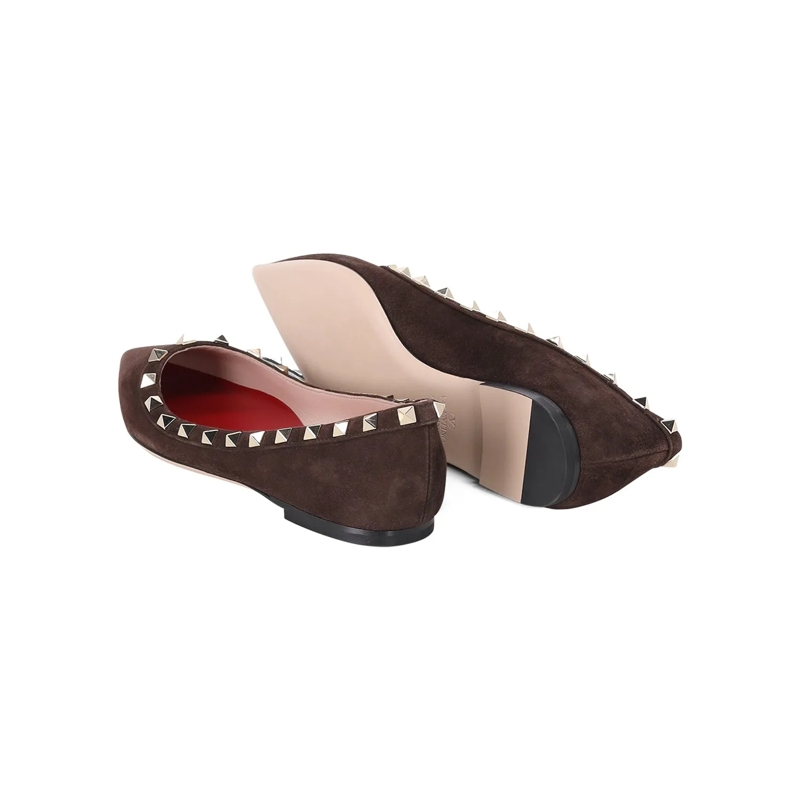 Valentino Garavani Ballerines Ballerinas aus Leder braun(Image 2)