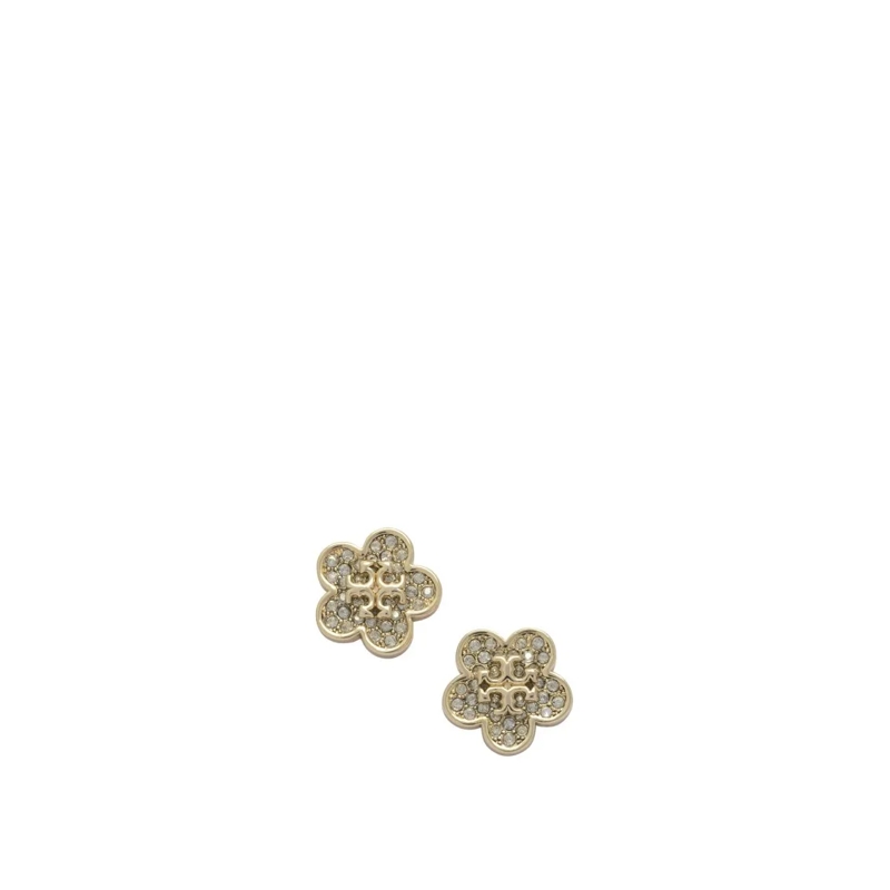 Tory Burch Oorknopjes Gold-Tone Floral Stud Earrings Not Applicable