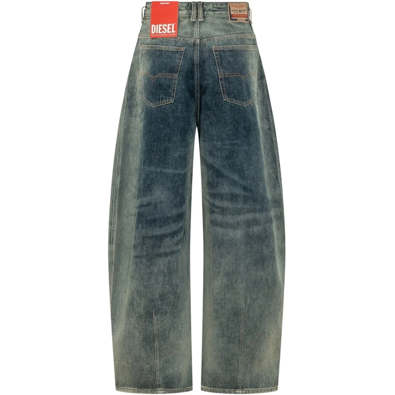Diesel Jeans Boyfriend Jeans a Gamba Ampia blau(Image 2)