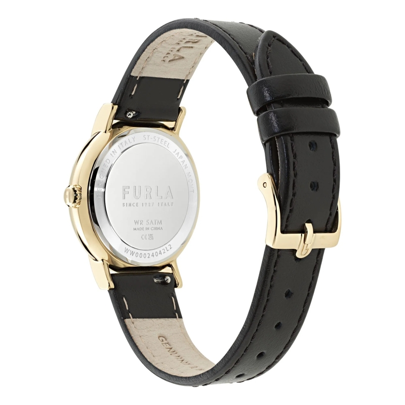 Furla Quarzuhr Quarz-Analoguhr Furla Easy Shape schwarz(Image 3)