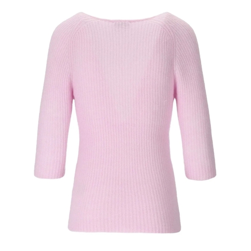 GANNI GANNI ROSA CUT-OUT PULLOVER pink 