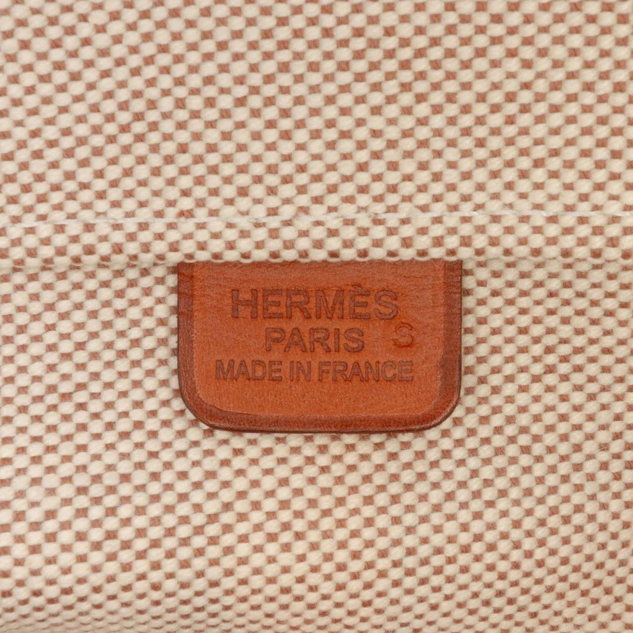 Thumbnail - Hermès Shopper - Toile H Plume Quadrige au Fil Steeple 31 - Gr. unisize - in Braun - für Damen