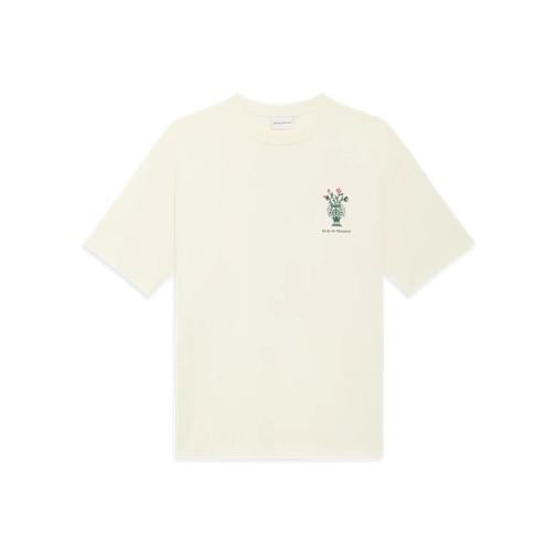 Drôle De Monsieur Chemises T-Shirt mit Vasen-Print cream cream