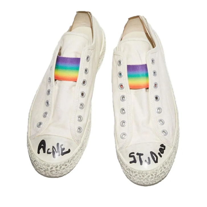 スニーカー Acne Studios Rainbow Lace-Up Sneakers Acne Studios - Lace-up sneakers - Multi
