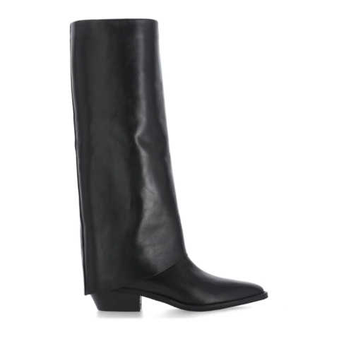 Juilie Dee Stiefel Leather Boots Black