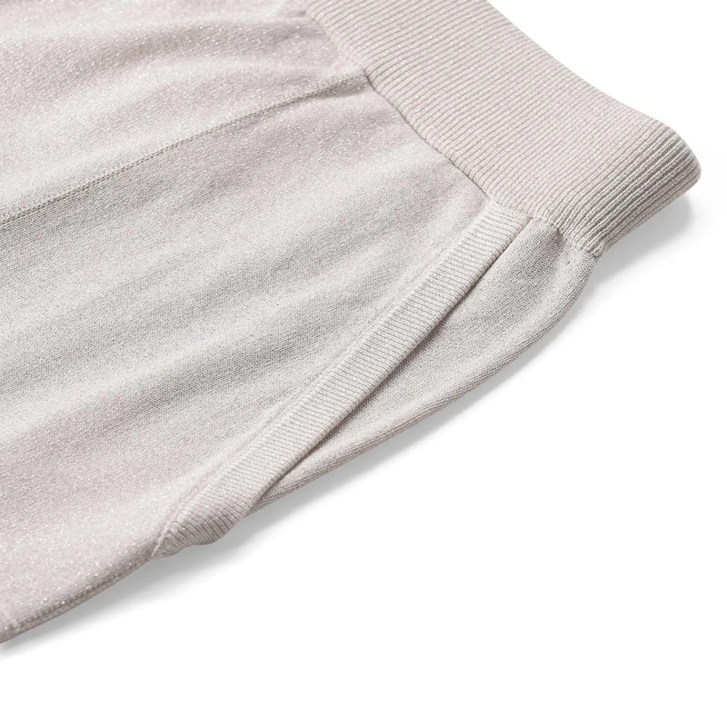 Peserico Jupe longue Midirock aus Baumwollmix beige(Image 5)