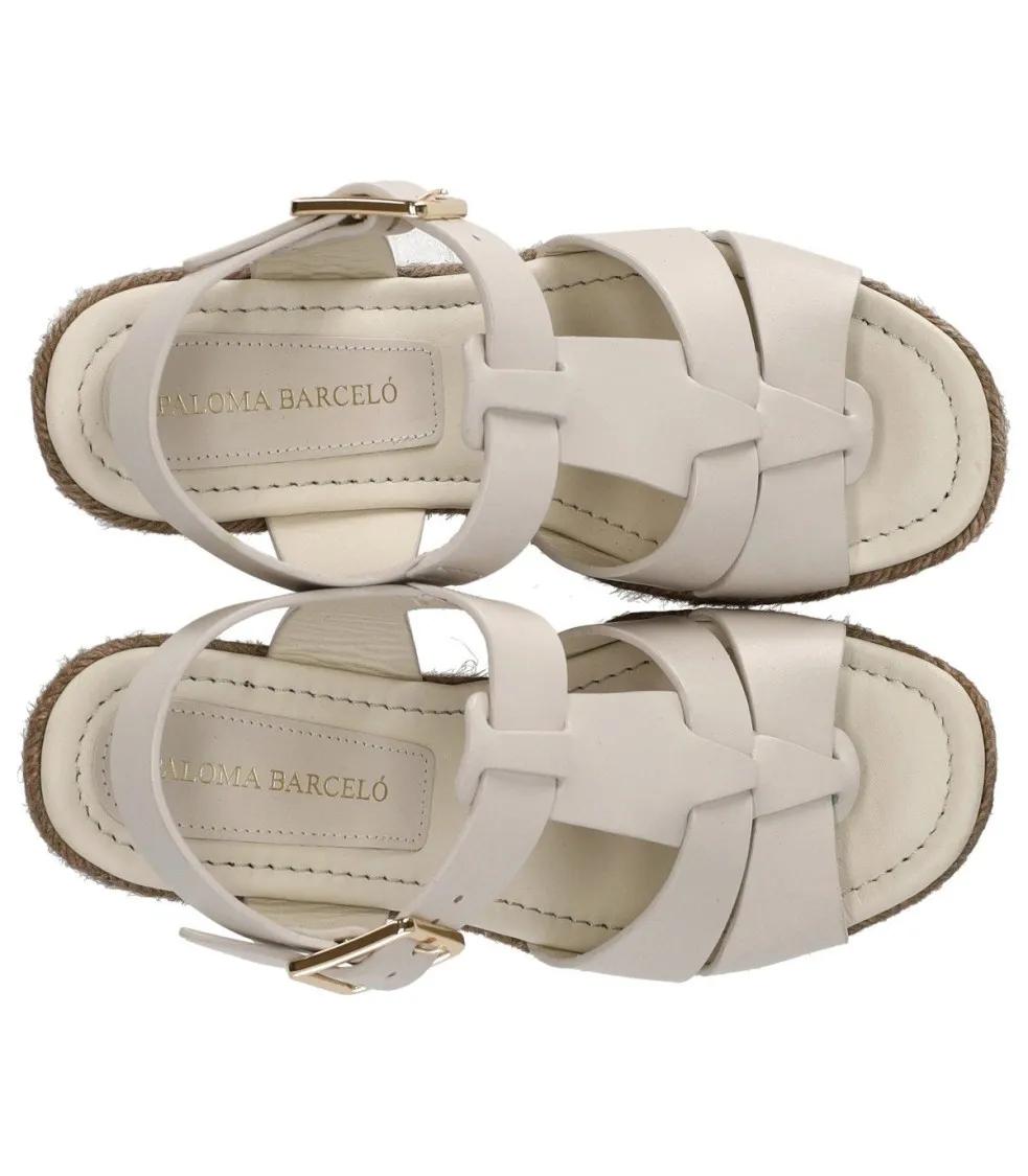 Thumbnail - Paloma Barceló Sandalen - Alison White Wedge Sandal - Gr. 40 (EU) - in Weiß - für Damen