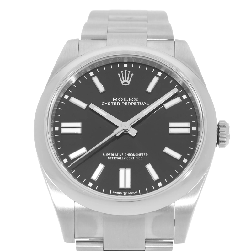 Rolex Automatikuhr Oyster Perpetual Schwarz