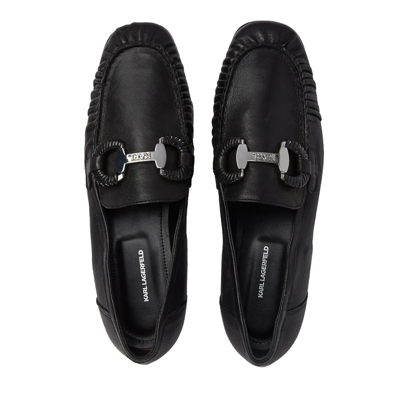 Karl Lagerfeld Pumps Eleia Brooch Loafer Black Lthr(Image 5)