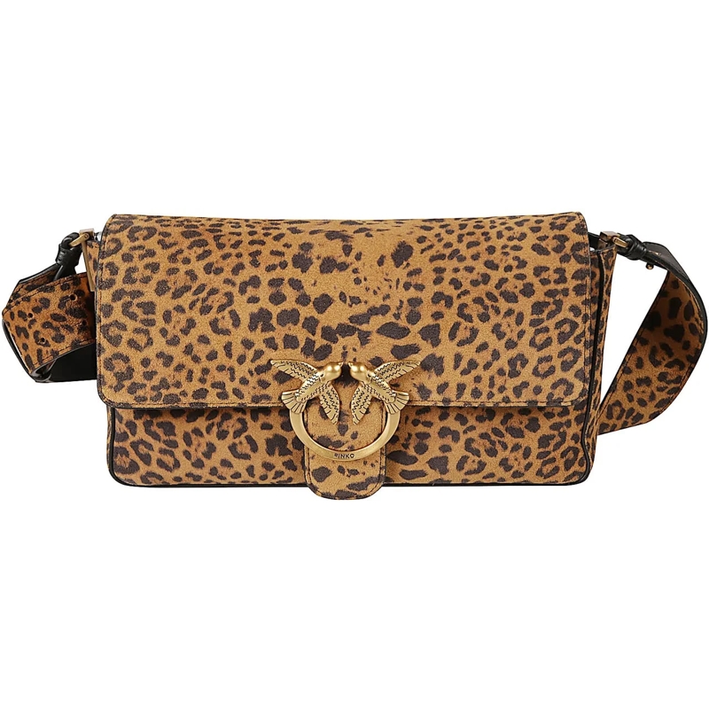 Pinko Fourre-tout Love One Slouchy Classic Bag Brown braun