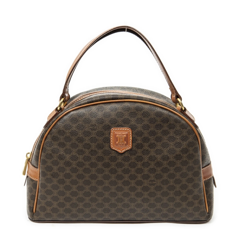 Celine Crossbody Bag Vintage Dome Tote braun