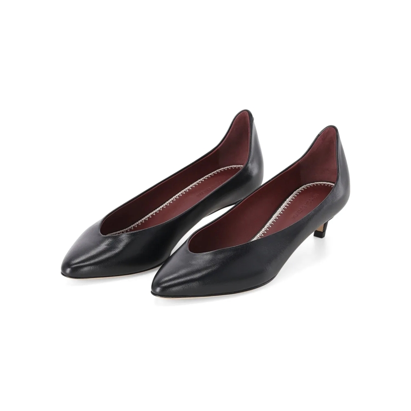 Magda Butrym Escarpins Pumps aus Leder schwarz