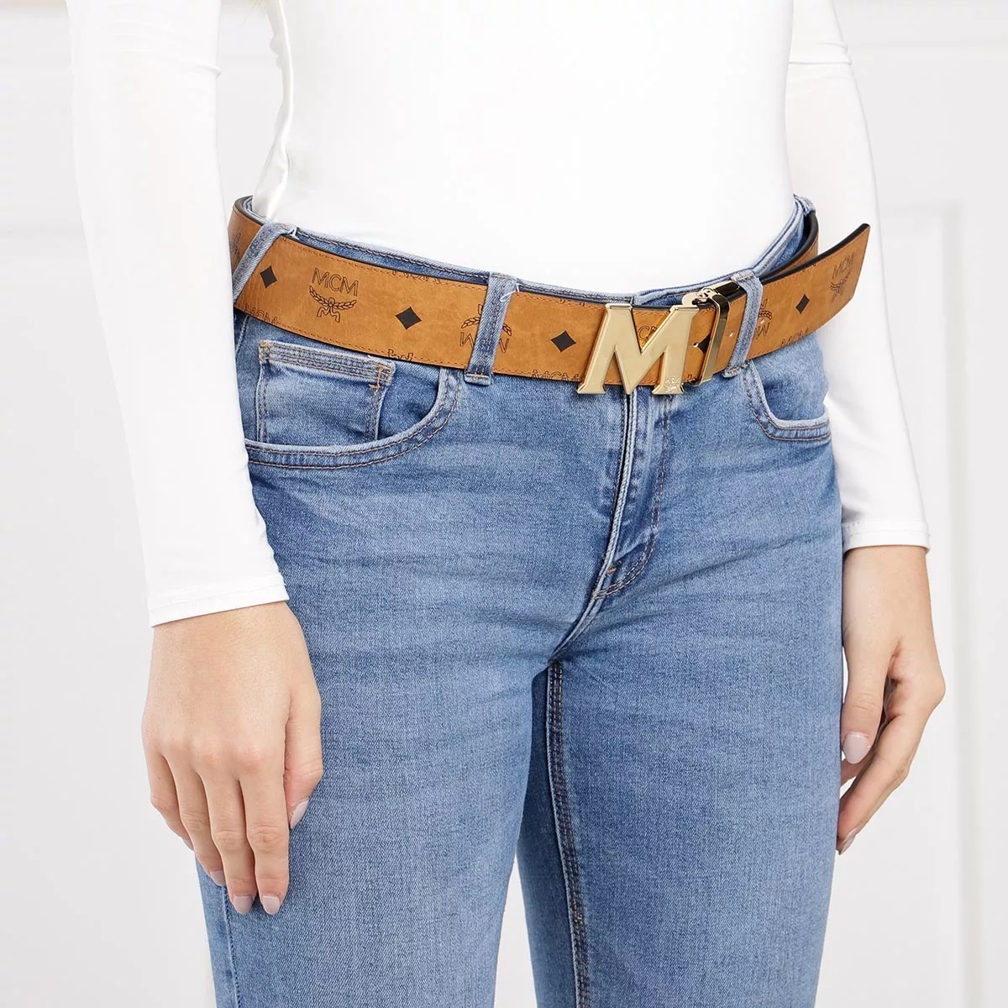 Mcm Claus M Reversible Belt Black