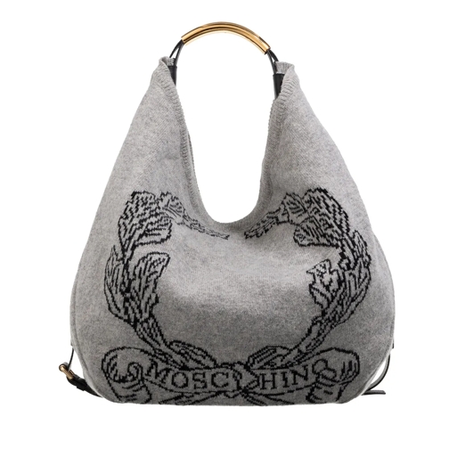 Moschino Shoulder Bag Fantasia Bianco Borsa da shopping