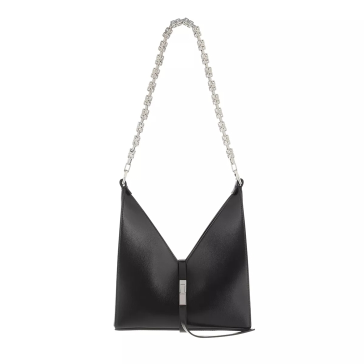 Givenchy Mini Chain Cut Out Bag Leather Black | Hobo Bag