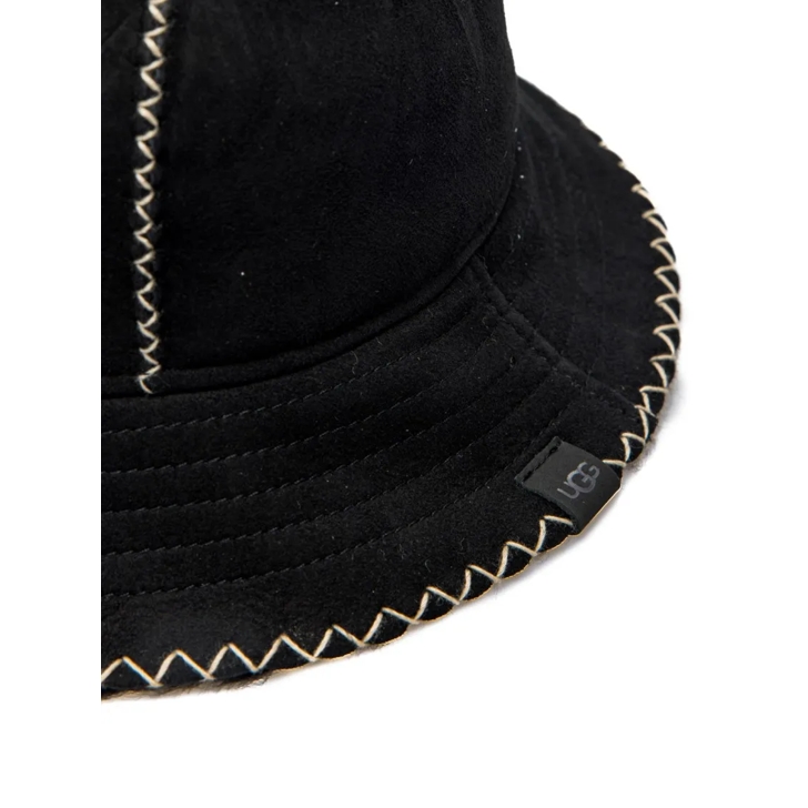 UGGアグAtherson Embroidered Sheepskin Bucket Hatキャップ UGGアグAtherson Embroidered Sheepskin Bucket Hatキャップ UGG