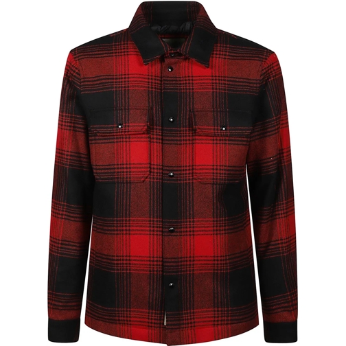 Woolrich Legere Oberteile Alaskan Overshirt Red rot