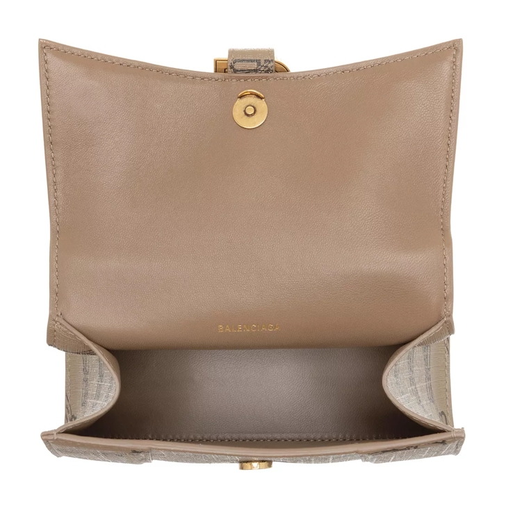 Balenciaga Hourglass Top Hand XS Brown, Mini Bag