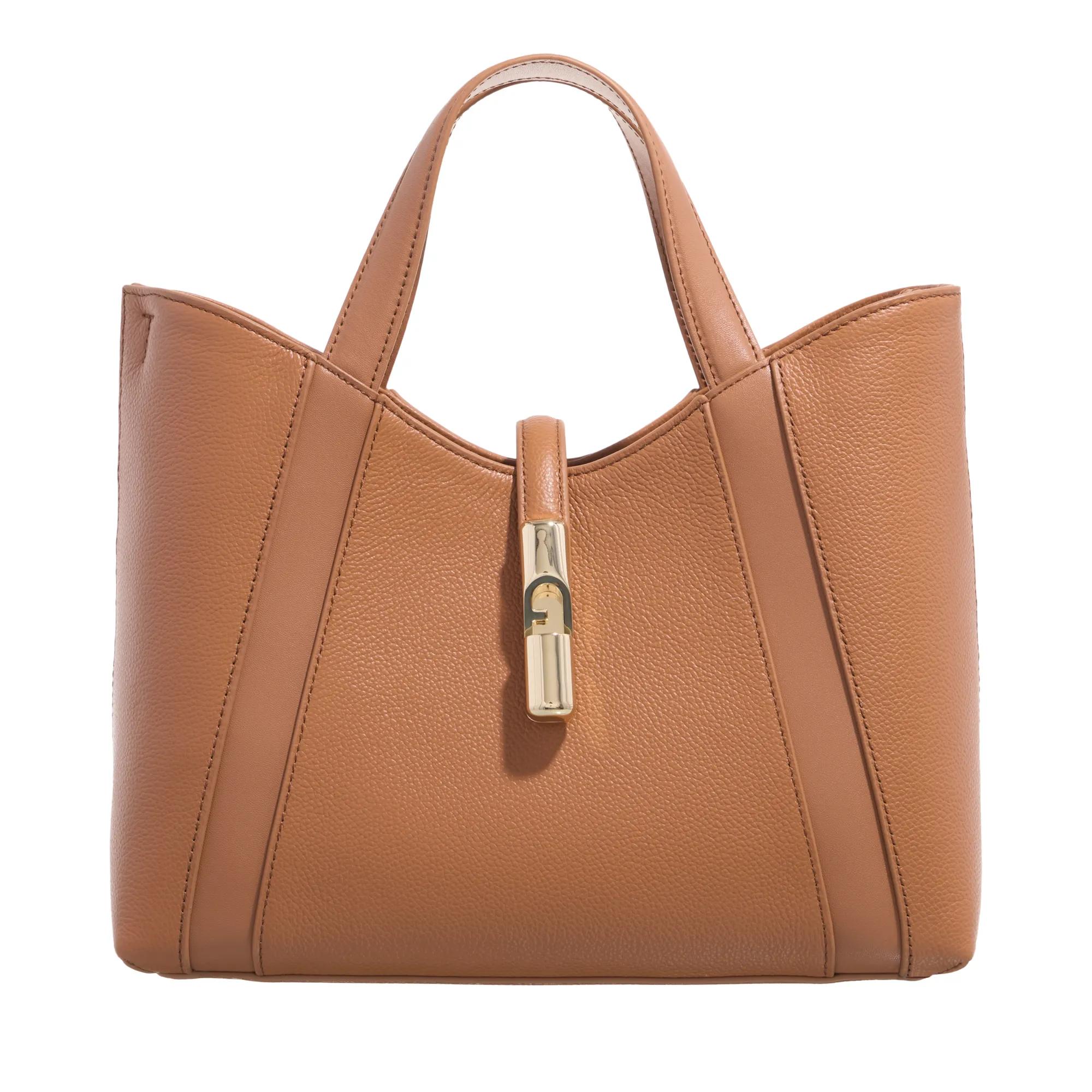 Furla Women's Brown Shoppers & Totes - Goccia Tote - Shoppers & Totes For Unisize
