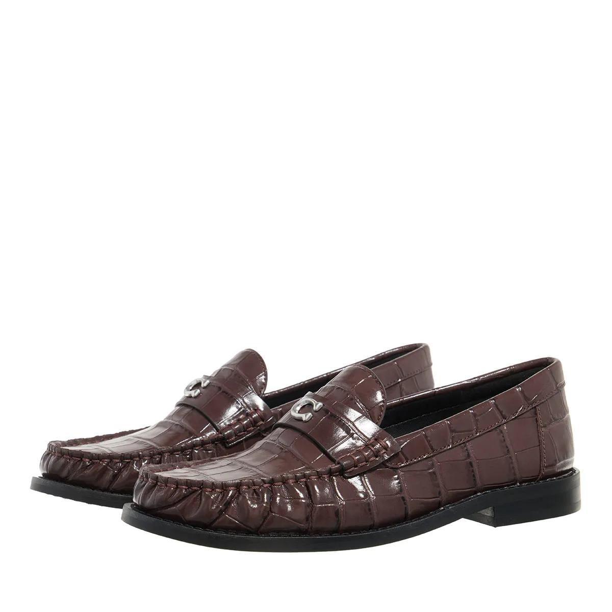 Coach Loafers & Ballerinas - Jolene Leather Loafer - Gr. 39,5 (EU) - in Braun - für Damen