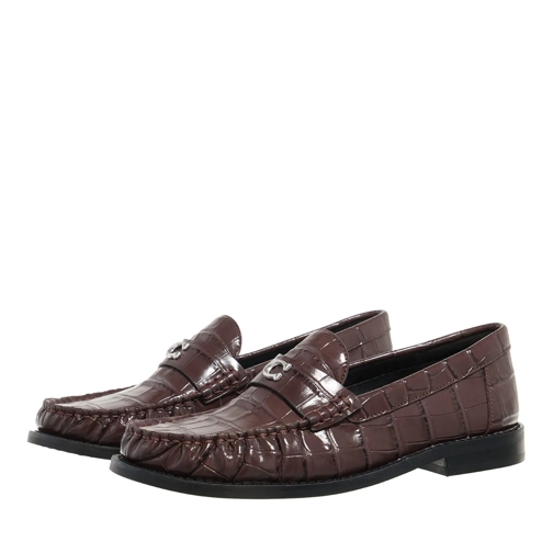 Coach Mocassin Jolene Leather Loafer maple