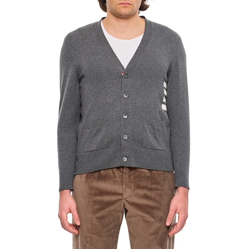 Thom Browne Cardigan Cardigan V-Neck Grey