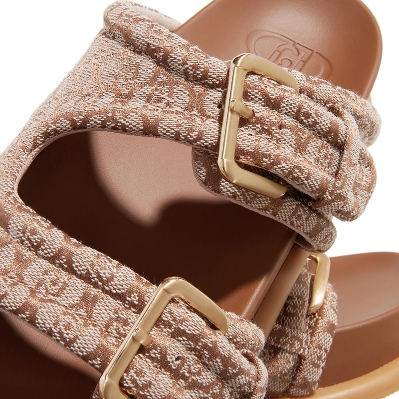 LIU JO Slides Loren 09 Monogram Jacquard Biscuit (Image 5)