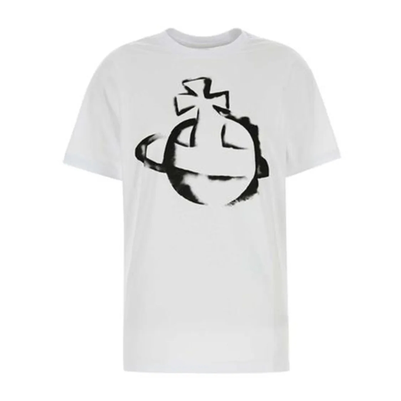 Vivienne Westwood T-shirt Abstract Graphic Relaxed-Fit T-Shirt White