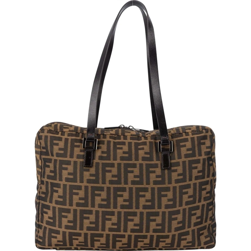 Fendi Schultertasche Fendi FF Monogram Zucca Attachi Handbag mehrfarbig