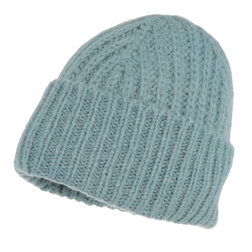 Closed Knitted Hat Pale Teal Wool Hat