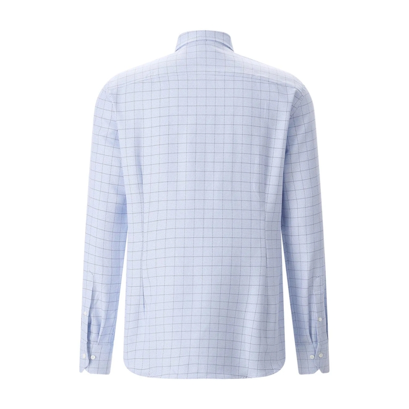 STENSTRÖMS Chemise Slim-Fit Hemd aus Baumwolle blau(Image 2)