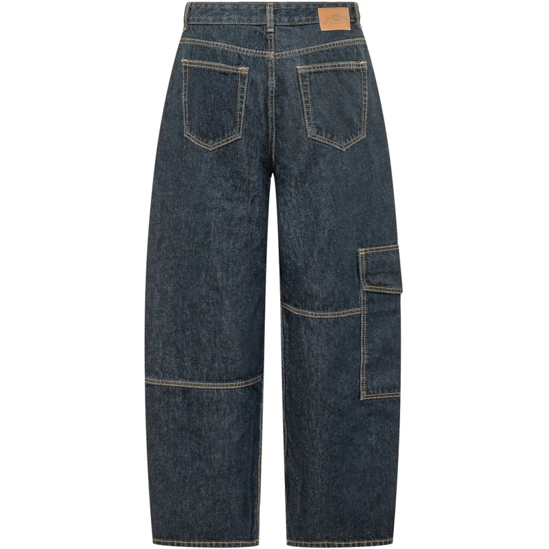 GANNI Boyfriend-Jeans Audri Pantaloni Denim con Tasche dunkelblau(Image 2)