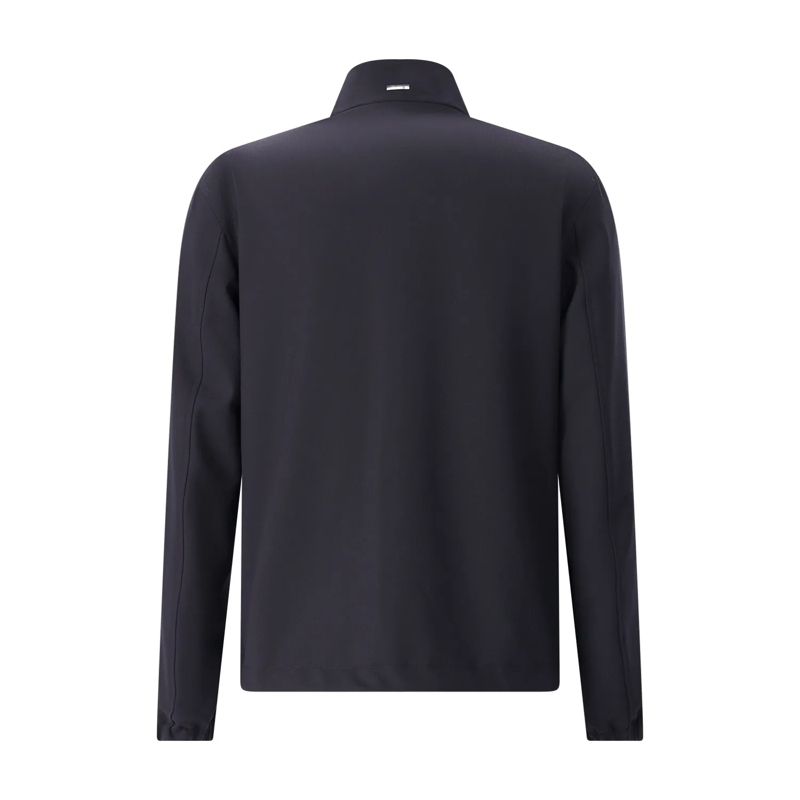 Herno Overgangsjas Leichte Jacke aus Wollmix blau(Image 2)