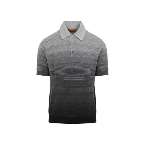 Missoni Ss Grey Cotton Polo Grey 