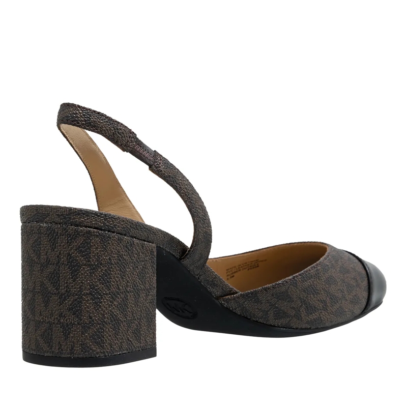 MICHAEL Michael Kors Pumps Perla Flex Sling Pump Blk/Brown(Image 4)