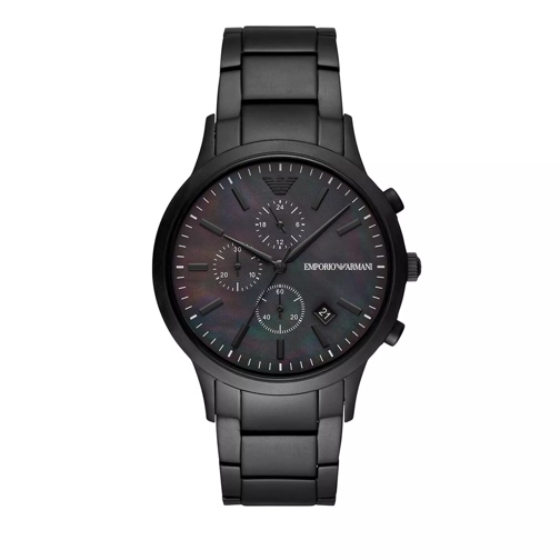 Emporio Armani Chronograph Stainless Steel Watch black Kronograf